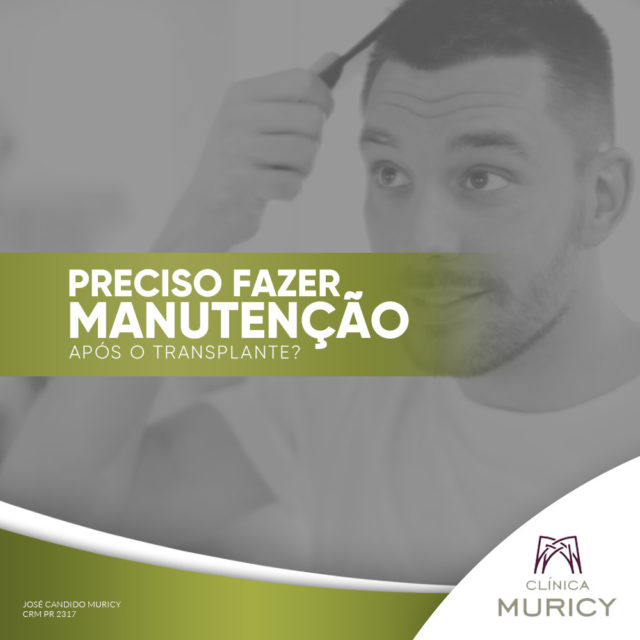 As técnicas modernas permitem que os resultados do transplante sejam definitivos, não sendo necessária manutenção. Mas é indispensável ir à consultas frequentes com o cirurgião para que ele faça avaliações do tratamento ou verifique se há necessidade de suplementação ou uso de produtos tópicos. 
#clinicamuricy #transplantecapilar #implantecapilarfue #cabelos #tratamentocapilar